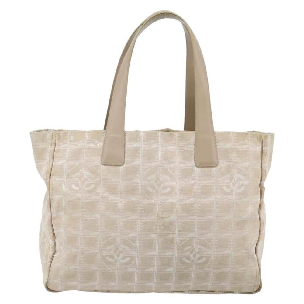 Chanel Nylon Gabrielle Tote Bag Beige